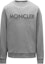 Order モンクレール FW22 グレー ロゴプリント クルーネック プルオーバースウェットシャツ. H10918G00013809KR989