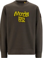 Moncler FW22 Green Logo Print Crewneck Sweatshirt. H20928G00018809KX950 Moncler FW22 Green Logo Print Crewneck Sweatshirt. H20928G00018809KX950