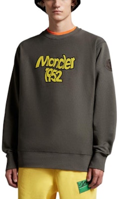 モンクレール FW22 グリーンロゴプリント クルーネックスウェットシャツ. H20928G00018809KX950 Lookbook モンクレール FW22 グリーンロゴプリント クルーネックスウェットシャツ. H20928G00018809KX950