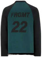 Order Moncler FW22 Green Pullover Sweatshirt with Color Block and Back Letter Print H209U8D00003M2350850