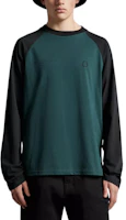 Lookbook Moncler FW22 Green Pullover Sweatshirt with Color Block and Back Letter Print H209U8D00003M2350850