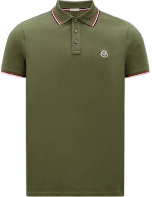 Moncler FW22 綠色短袖徽標貼布POLO衫 I10918A7030084556876 Buy Moncler FW22 綠色短袖徽標貼布POLO衫 I10918A7030084556876