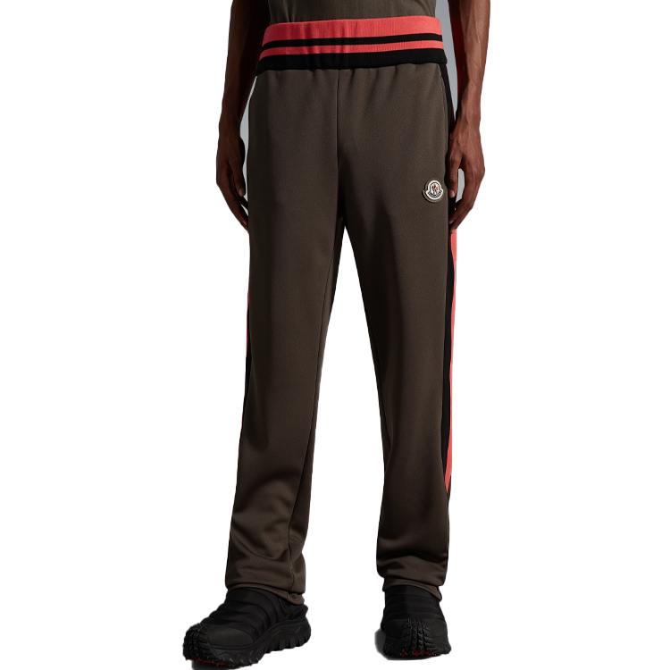 Lookbook Moncler FW22  Green Striped Knit Straight-Leg Jogger Pants. H20918H00005899A1828