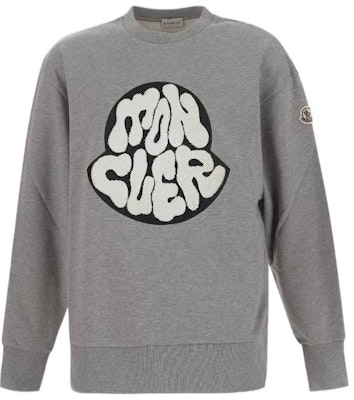 モンクレール FW22 グレー クルーネック スウェットシャツ ロゴプリントデザイン. H20918G00045809KR984 Order モンクレール FW22 グレー クルーネック スウェットシャツ ロゴプリントデザイン. H20918G00045809KR984