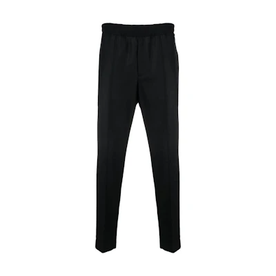 Moncler FW22 High-Waisted Long Casual Pants Black H20912A0004054233999