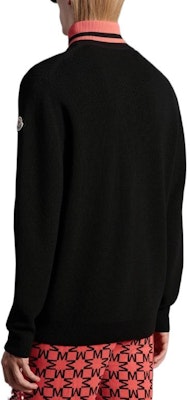 몽클레르 FW22 하이넥 하프집 컬러블록 스웻셔츠 블랙. H20919F00001M1131999 Shop 몽클레르 FW22 하이넥 하프집 컬러블록 스웻셔츠 블랙. H20919F00001M1131999