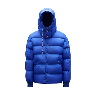 Moncler FW22 Hooded Quilted Short Down Jacket Cobalt Blue H20911A00140549SK732