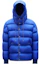 Order モンクレール FW22 フード付きキルティングショートダウンジャケット コバルトブルー H20911A00140549SK732