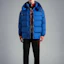 Lookbook モンクレール FW22 フード付きキルティングショートダウンジャケット コバルトブルー H20911A00140549SK732