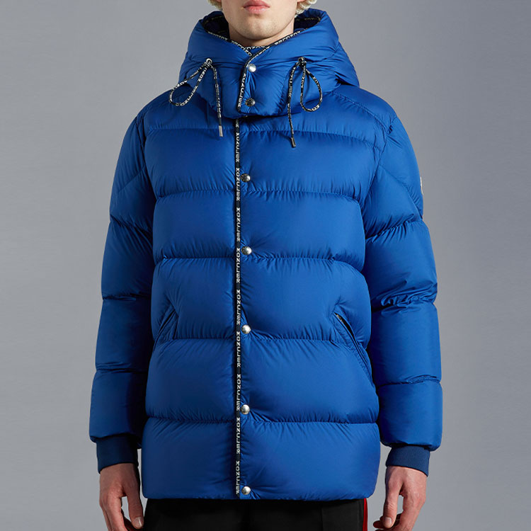 Moncler FW22  Hooded Quilted Short Down Jacket Cobalt Blue H20911A00140549SK732 圖 4