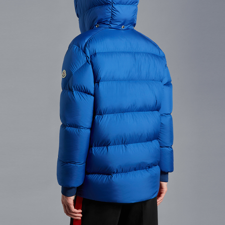 Moncler FW22  Hooded Quilted Short Down Jacket Cobalt Blue H20911A00140549SK732 圖 5
