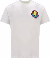 Order モンクレール FW22 ロゴ グラフィック クルーネック Tシャツ オフホワイト. H20928C00010M2326034
