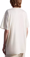 Shop モンクレール FW22 ロゴ グラフィック クルーネック Tシャツ オフホワイト. H20928C00010M2326034