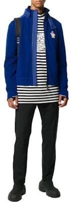 Moncler FW22 Logo Print Jacket Blue 8G7000080093755 Lookbook Moncler FW22 Logo Print Jacket Blue 8G7000080093755