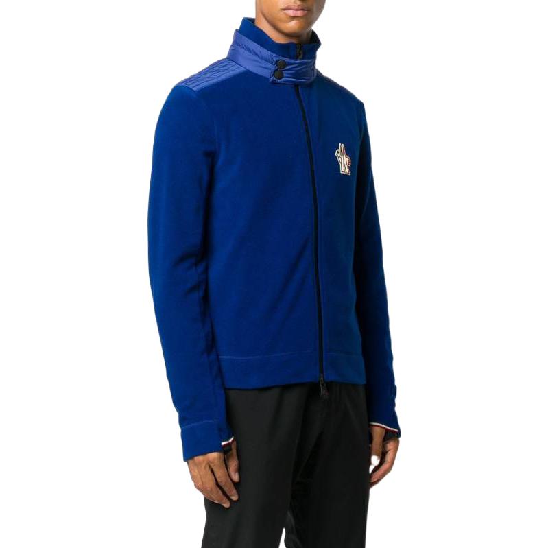 Purchase Moncler FW22  Logo Print Jacket Blue 8G7000080093755