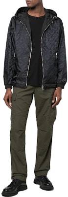 Moncler FW22 Logo Print Zip-Up Hoodie Jacket. H10911A0015853A6G999 Lookbook Moncler FW22 Logo Print Zip-Up Hoodie Jacket. H10911A0015853A6G999