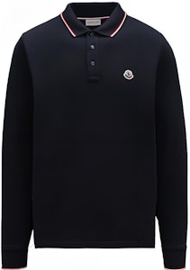 Moncler FW22 海軍藍棉質長袖標誌貼布Polo衫 H20918B701008455677X Buy Moncler FW22 海軍藍棉質長袖標誌貼布Polo衫 H20918B701008455677X