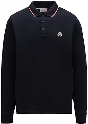 Moncler FW22 海軍藍棉質長袖標誌貼布Polo衫 H20918B701008455677X Buy Moncler FW22 海軍藍棉質長袖標誌貼布Polo衫 H20918B701008455677X