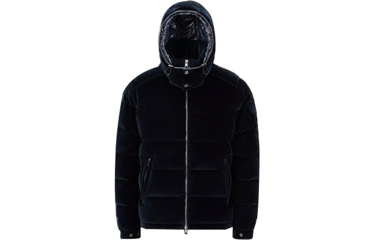 Moncler FW22  Navy Quilted Down Jacket with Hood. H20911A00250549TK743 圖 2