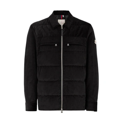 Moncler FW22 Quilted Patchwork Down Jacket Star Black. H20911A00153596E3999