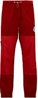 Moncler FW22 Red Jogger Sweatpants with Logo Patch and Colorblock Design. H20912A00034549H4450 Moncler FW22 Red Jogger Sweatpants with Logo Patch and Colorblock Design. H20912A00034549H4450