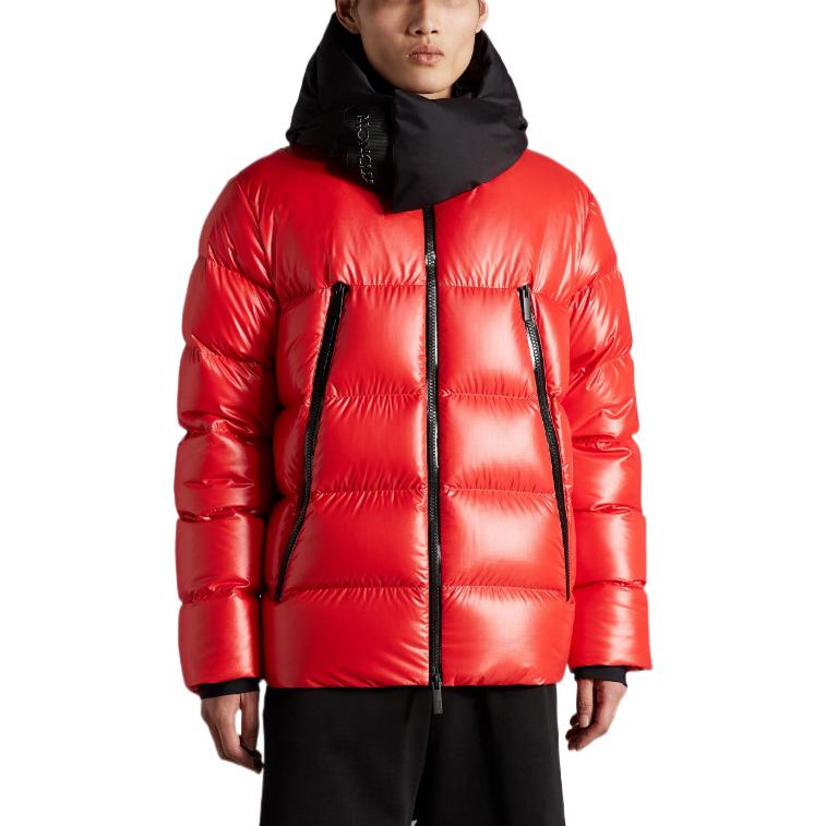 Moncler FW22  Red Logo Patch Hooded Down Jacket. 1A00197595OK454 圖 3