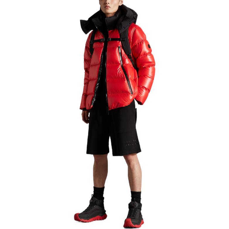 Moncler FW22  Red Logo Patch Hooded Down Jacket. 1A00197595OK454 圖 4
