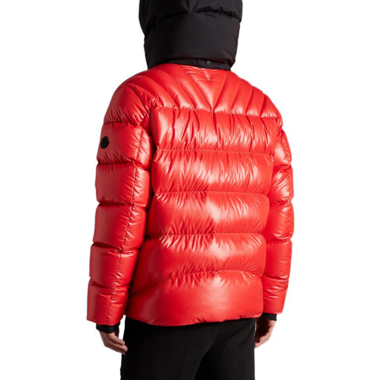 Moncler FW22  Red Logo Patch Hooded Down Jacket. 1A00197595OK454 圖 5