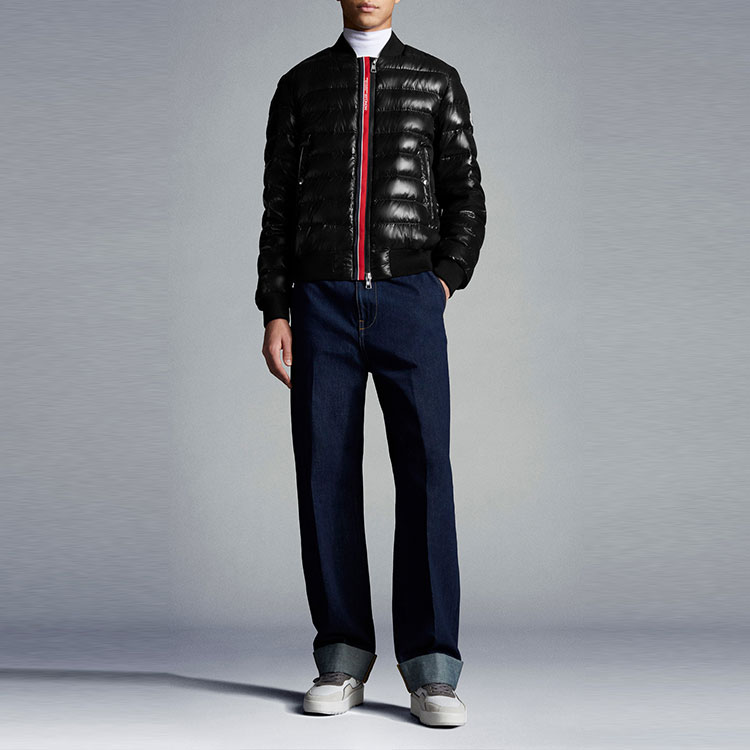 Moncler FW22  Sark Double-Zip Puffer Jacket Black Long Sleeve Casual Wear H10911A0010368950999 圖 3