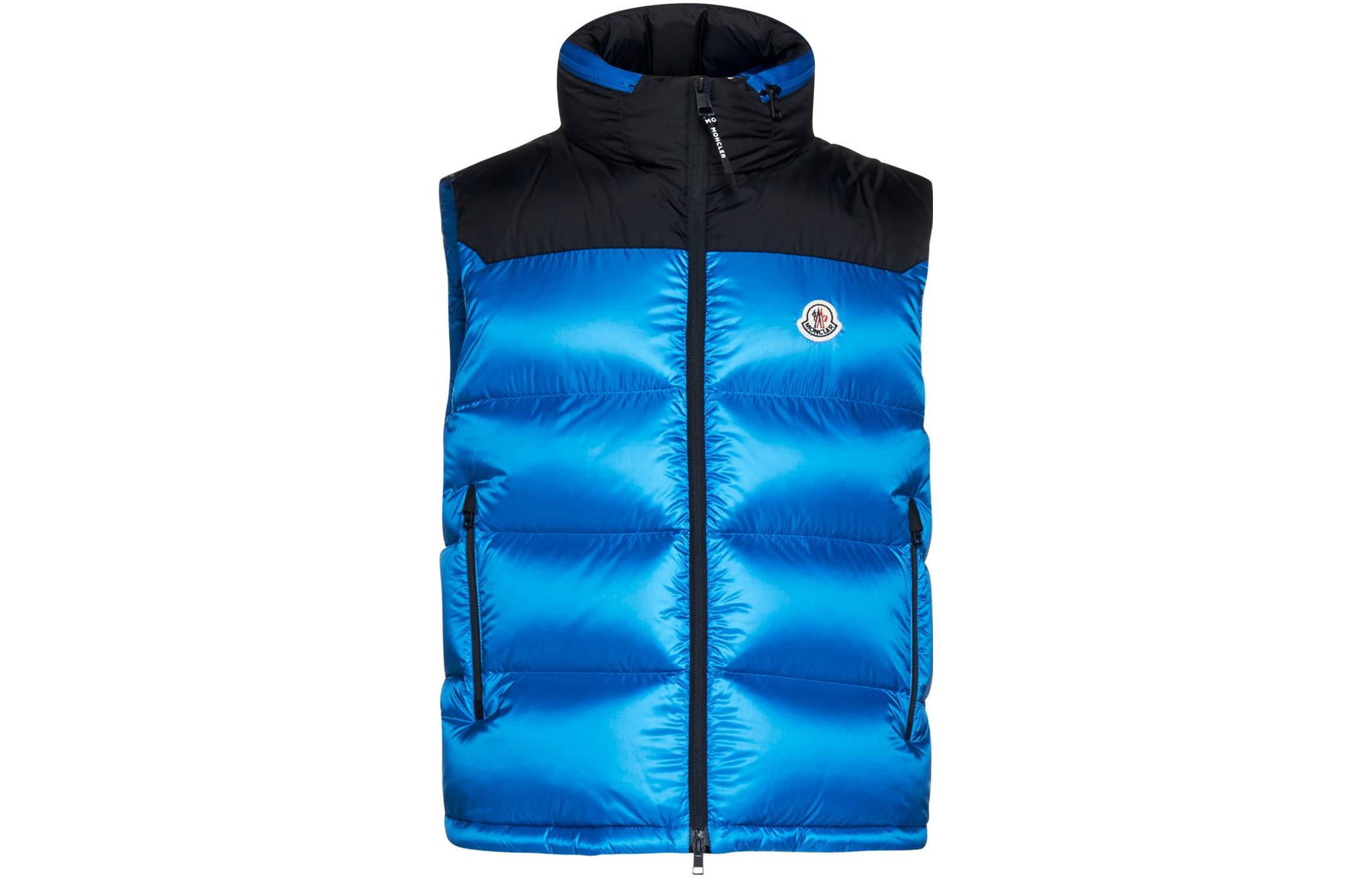 Moncler FW22  Sleeveless Down Puffer Vest Blue 1A001605967G-725