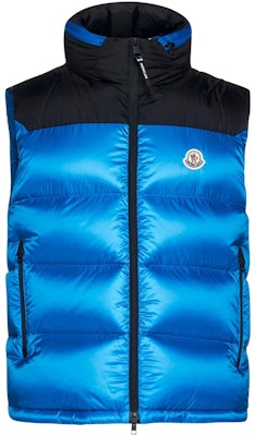 Moncler FW22 無袖羽絨背心 藍色 1A001605967G-725 Order Moncler FW22 無袖羽絨背心 藍色 1A001605967G-725
