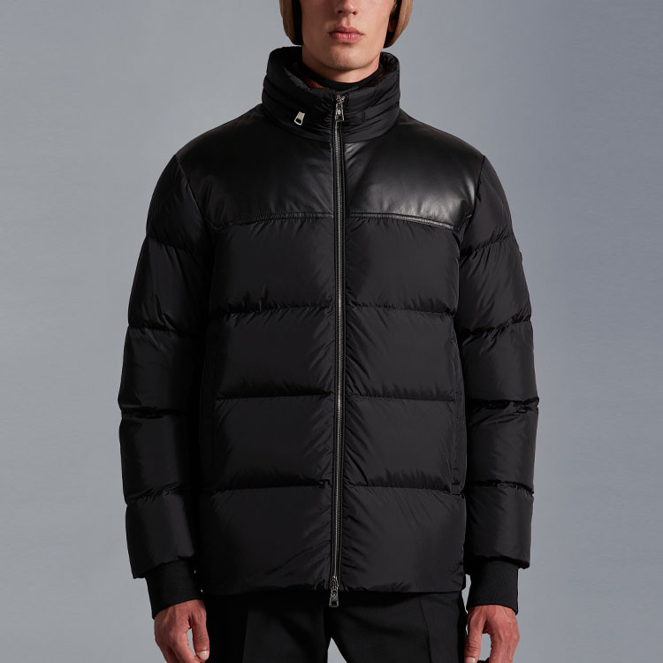 Moncler FW22  Solid Color Padded Zip-Up Down Jacket Black H20911A0017368352999 圖 5