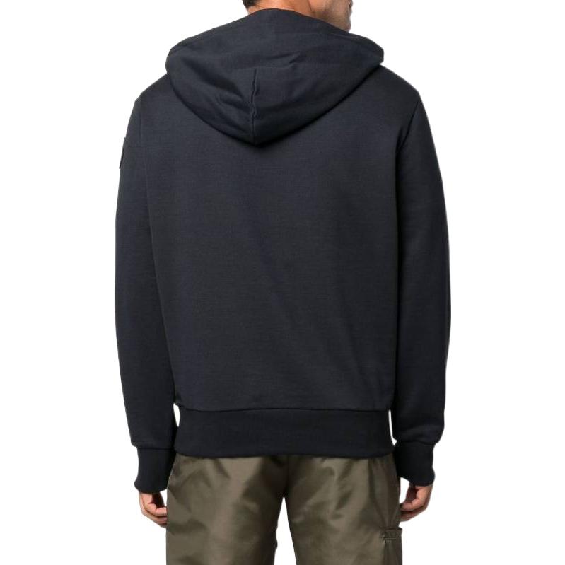 Moncler FW22  Solid Logo Patch Pullover Hoodie - Midnight Blue. H20918G00050809KR778 圖 4