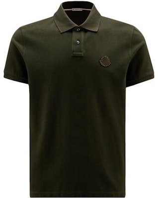 Moncler FW22 Polo de Manga Corta Verde con Logo Bordado H20918a000058455695 Buy Moncler FW22 Polo de Manga Corta Verde con Logo Bordado H20918a000058455695