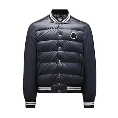 Moncler FW22 Torilis Striped Down Jacket Black Ski Season Style H20911A00106595ZJ999
