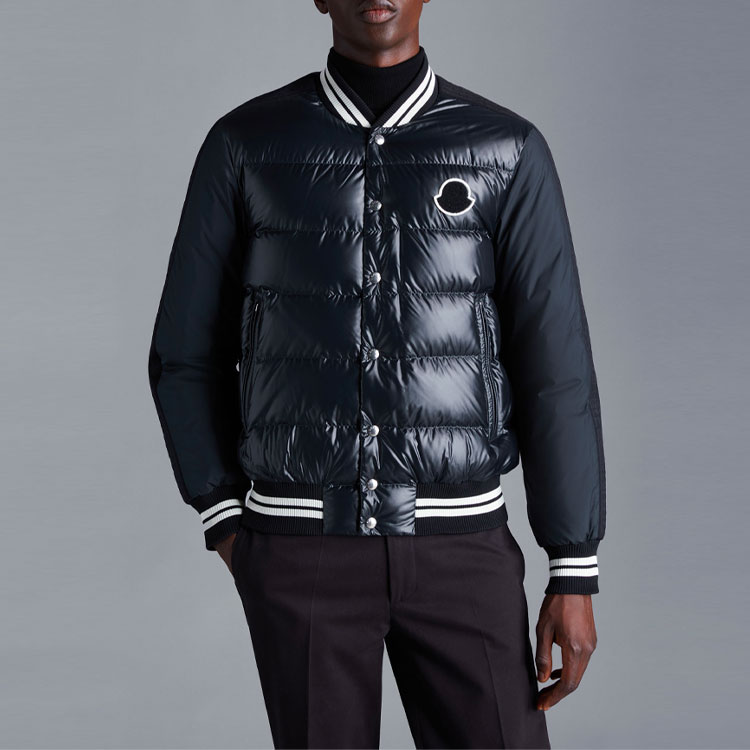 Moncler FW22  Torilis Striped Down Jacket Black Ski Season Style H20911A00106595ZJ999 圖 5