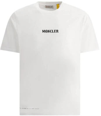 Moncler FW22 White Crewneck Logo Print Short Sleeve T-Shirt. H209U8C00003M2353001 Buy Moncler FW22 White Crewneck Logo Print Short Sleeve T-Shirt. H209U8C00003M2353001