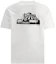 Lookbook Moncler FW22 White Crewneck Logo Print Short Sleeve T-Shirt. H209U8C00003M2353001