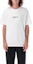 Shop Moncler FW22 White Crewneck Logo Print Short Sleeve T-Shirt. H209U8C00003M2353001