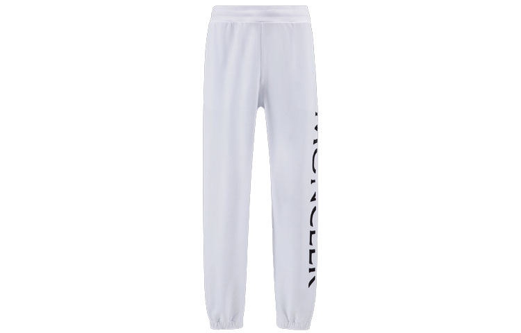 Order Moncler FW22  White Jogger Sweatpants with Logo Print. H20918H00003809KR001