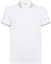 Buy Moncler FW22 White Polo Shirt with Logo Pattern Design. H20918A0001284556001