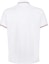 Lookbook Moncler FW22 White Polo Shirt with Logo Pattern Design. H20918A0001284556001