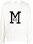 Buy モンクレール FW22 レタープリント付きホワイトプルオーバースウェットシャツ H20918G00049809KR032