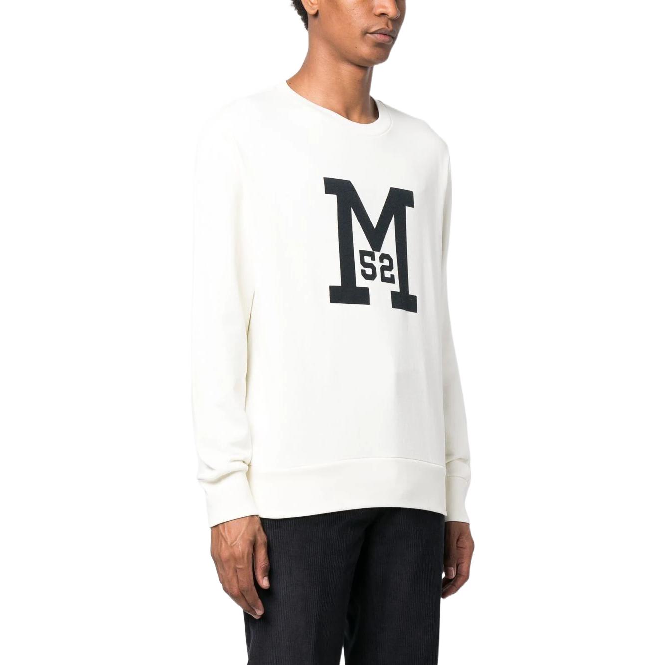 Purchase モンクレール FW22 レタープリント付きホワイトプルオーバースウェットシャツ H20918G00049809KR032