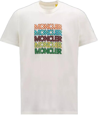 Moncler FW22 白色字母標誌印花T恤 H20928C00008M2326034 Order Moncler FW22 白色字母標誌印花T恤 H20928C00008M2326034