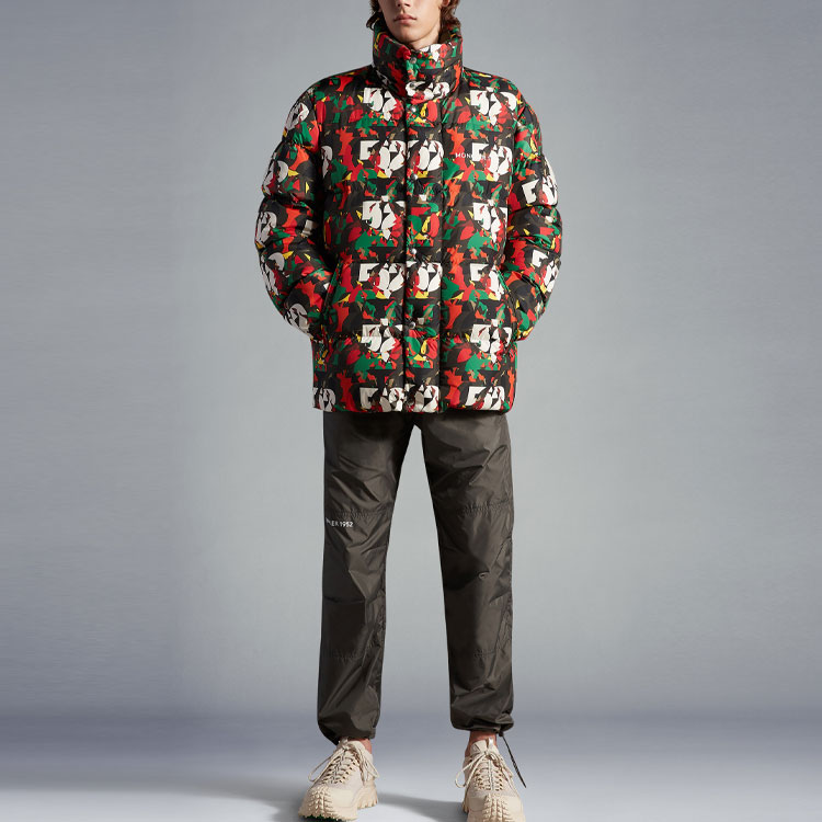 Moncler FW22 All-Over Print Zipper Down Jacket  Multicolor H20921A00041M2147S84 圖 3