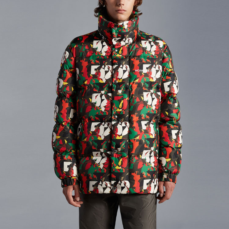 Moncler FW22 All-Over Print Zipper Down Jacket  Multicolor H20921A00041M2147S84 圖 4