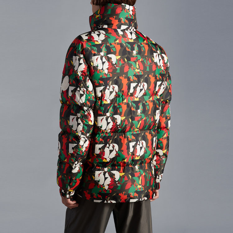 Moncler FW22 All-Over Print Zipper Down Jacket  Multicolor H20921A00041M2147S84 圖 5