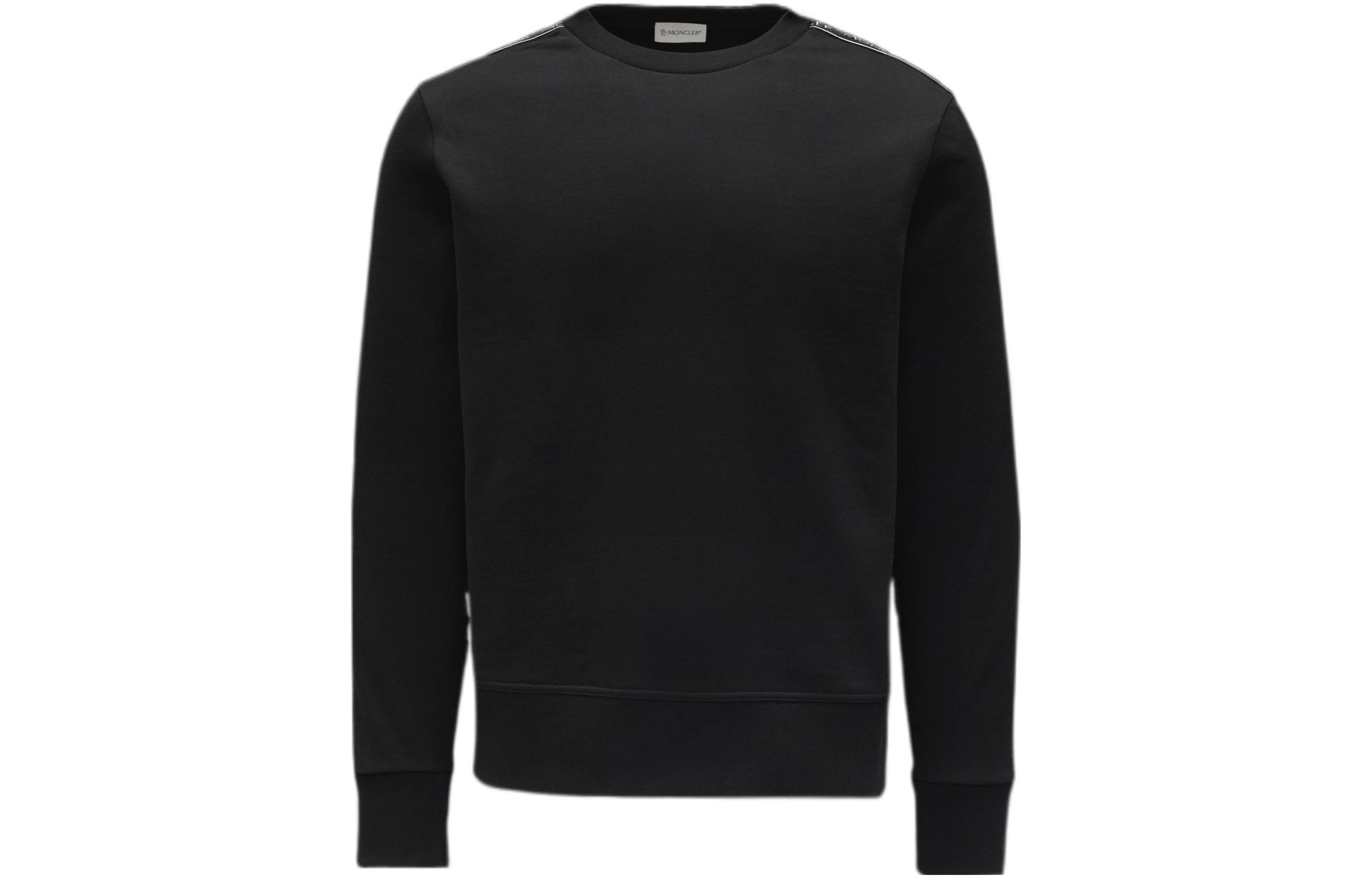 Order 蒙克莱 FW22 黑色袖标圆领卫衣 G20918G00026809L8999