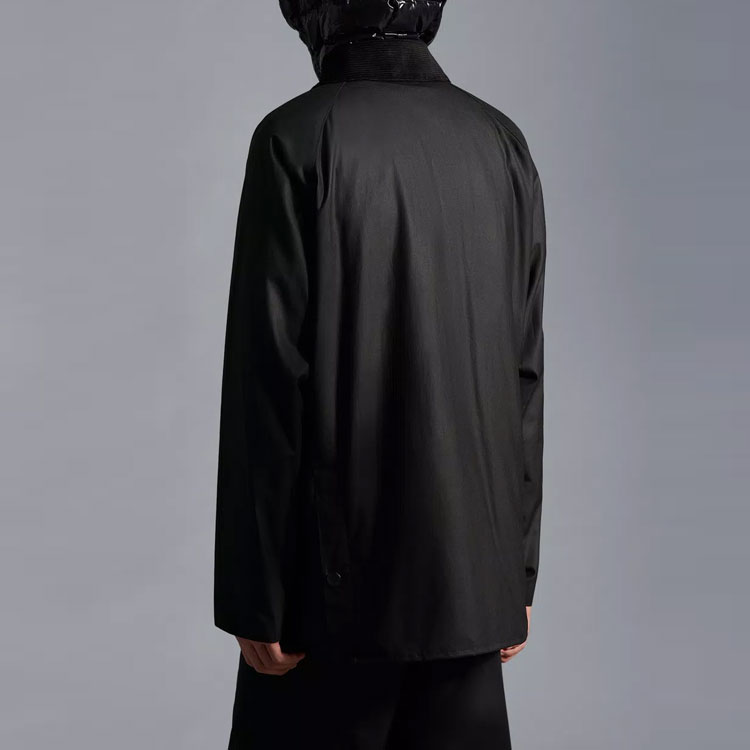 Moncler FW22 Black Down Jacket with Logo Patch Unisex. H20921A00034M2146999 圖 5